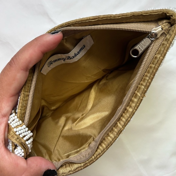 Tommy Bahama White Beaded Wristlet - Picture 3 of 5